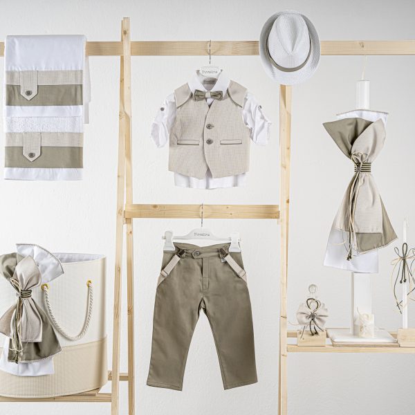 Πακέτο βάπτισης για αγόρι Piccolino Francisco sage