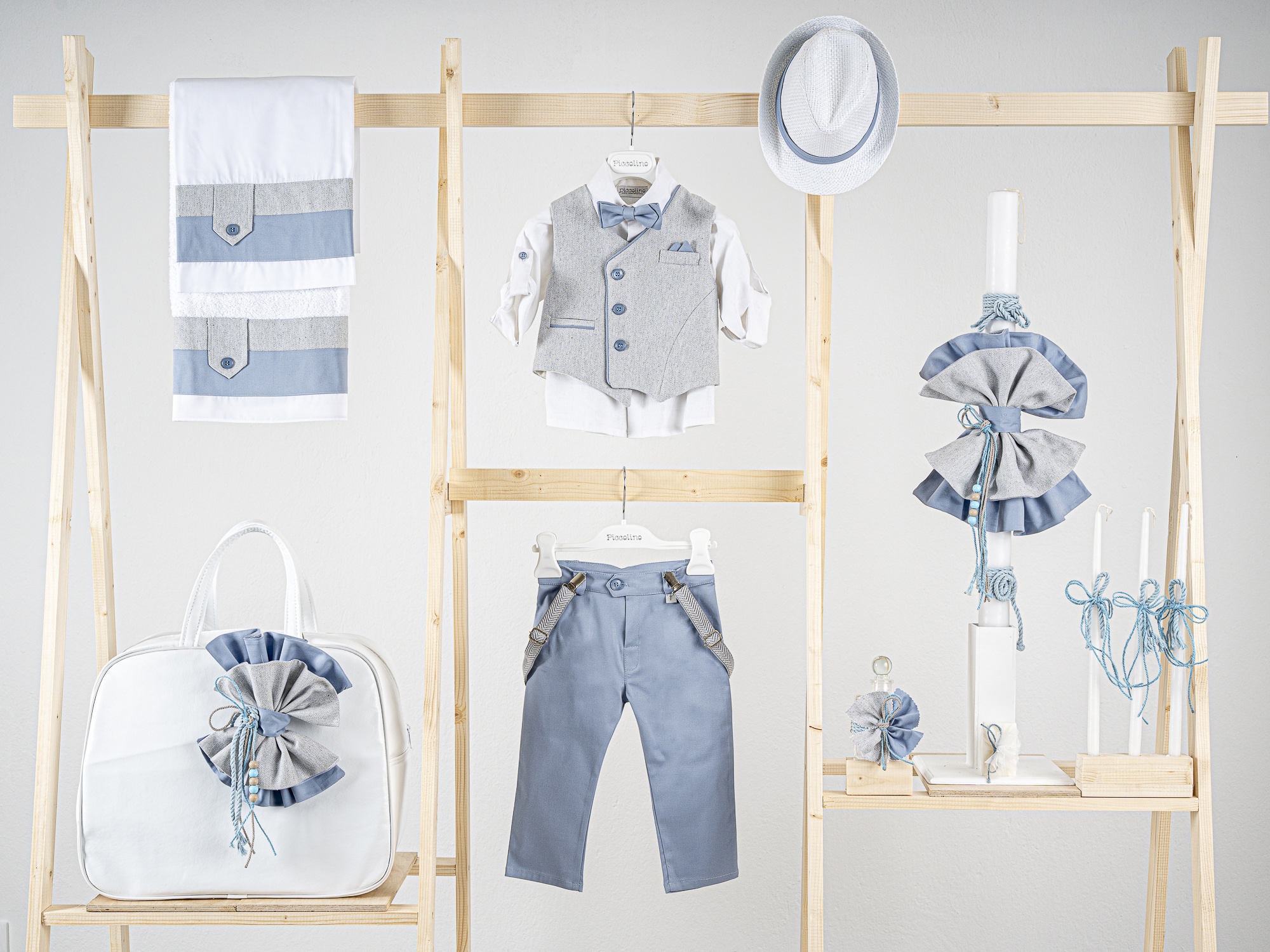 Πακέτο βάπτισης για αγόρι Piccolino Gustavo light blue Πακέτο βάπτισης για αγόρι Piccolino Gustavo light blue