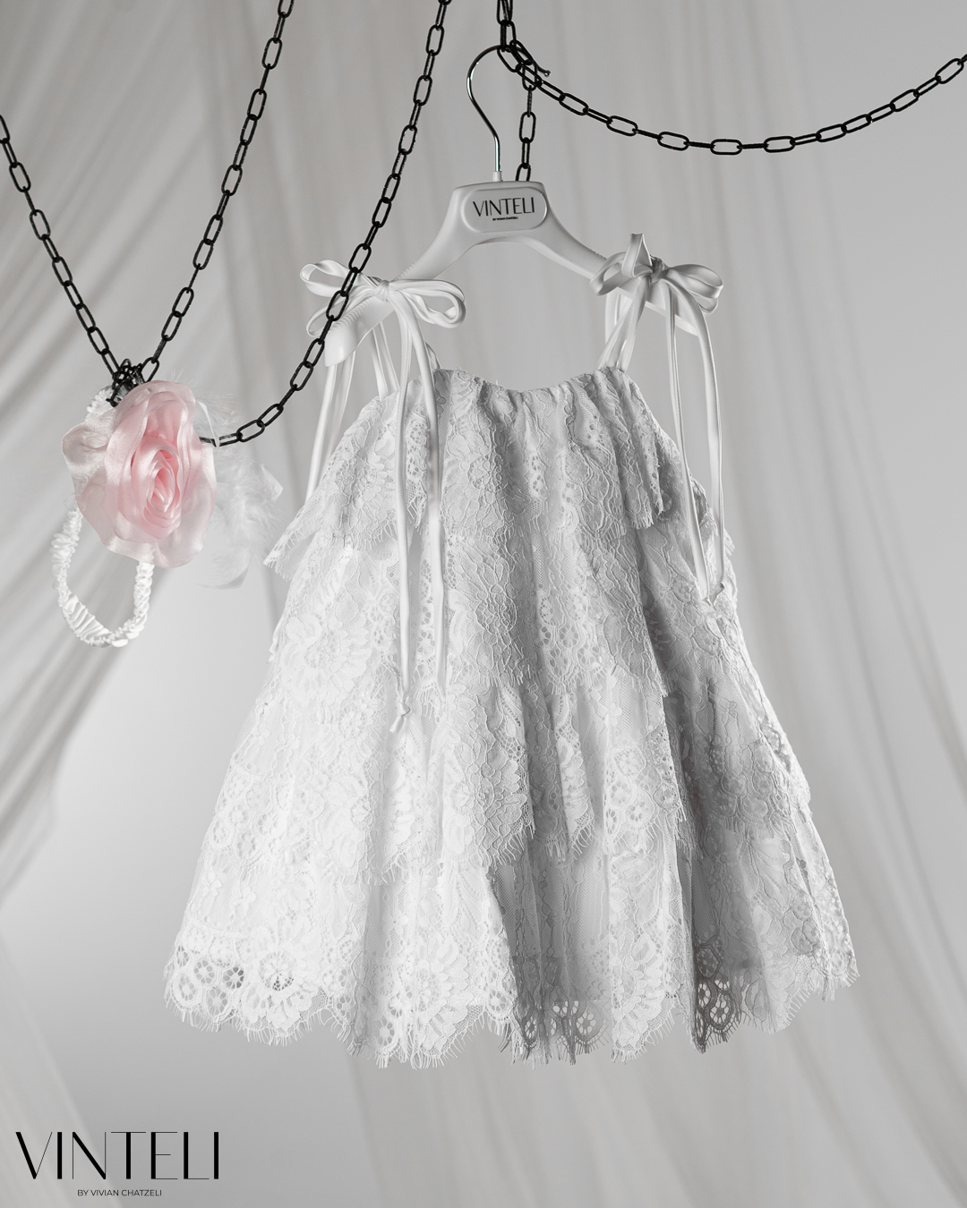 Φόρεμα Βάπτισης Vinteli EXC6505 Φόρεμα Βάπτισης Vinteli EXC6505